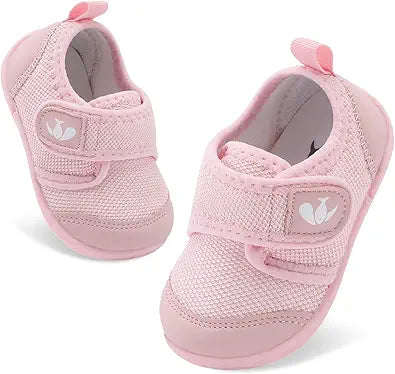 Baby First Walking Shoes Boys Girls Infant Sneakers Crib Shoes Breathable Lightweight Slip On Shoes