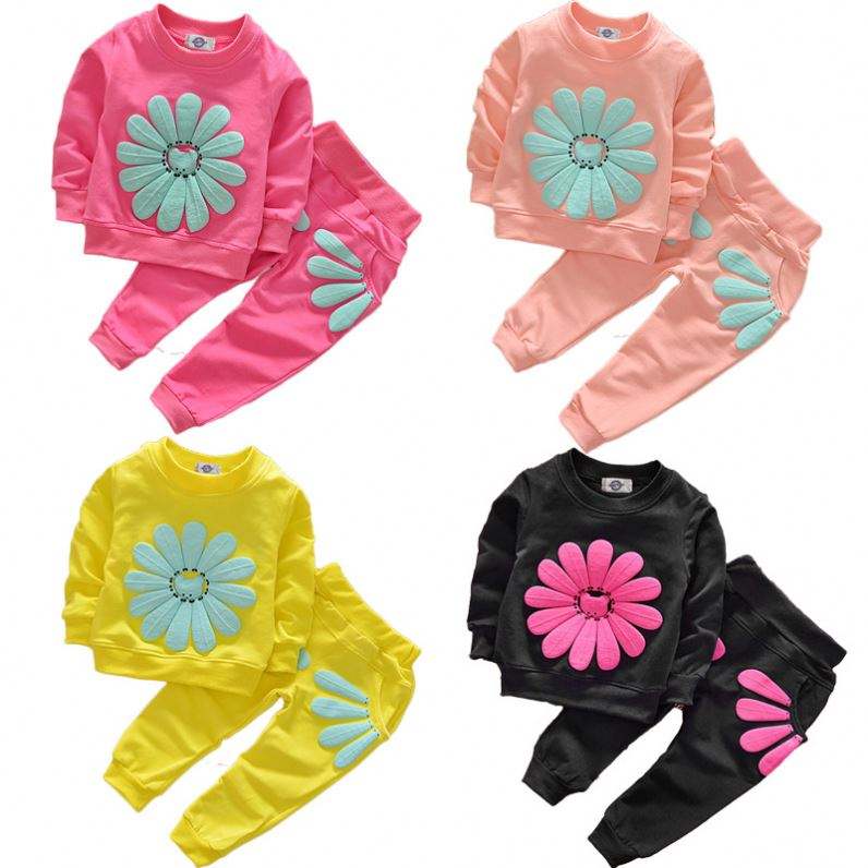 Baby Clothes Cotton Sweatshirt Pants for in Winter Sweatpants Crewneck Baby Preparation Cloth